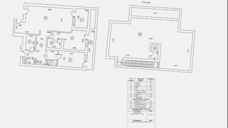 APARTAMENT TIP PENTHOUSE | 160 MP TERASA | ZONA CENTRALĂ - Schiță 20
