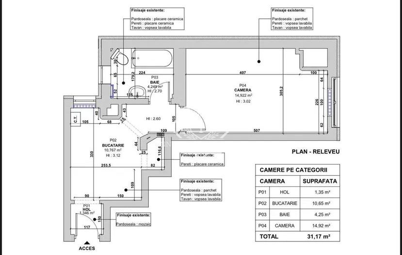 Cișmigiu | Izvor | Garsoniera | 31mp | et 2 | 93.000 euro - Poză 7