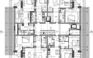 Aparthotel building Unirii B+GF+E+11 floors with 51 apartments, restaurant and SPA - Poză 62