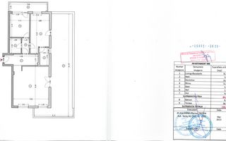 Apartament 3 camere, 84 mp + terasa de 58 mp, finalizat, Soseaua Salaj - Schiță 8