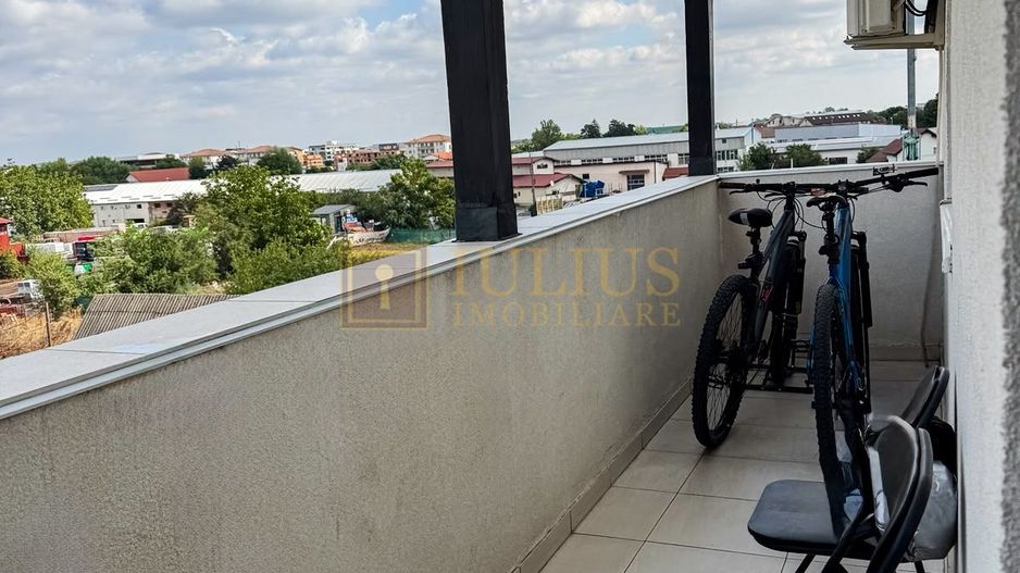 Giroc, 2 camere + birou, terasă 10 m și parcare, etaj 3, 55 mp - Poză 6