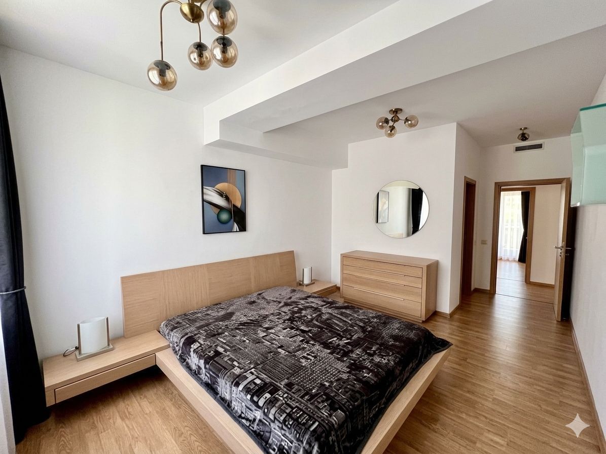 Apartament spațios 3 camere, Herăstrău  120 mp, balcon mare și parcare - Poză 4