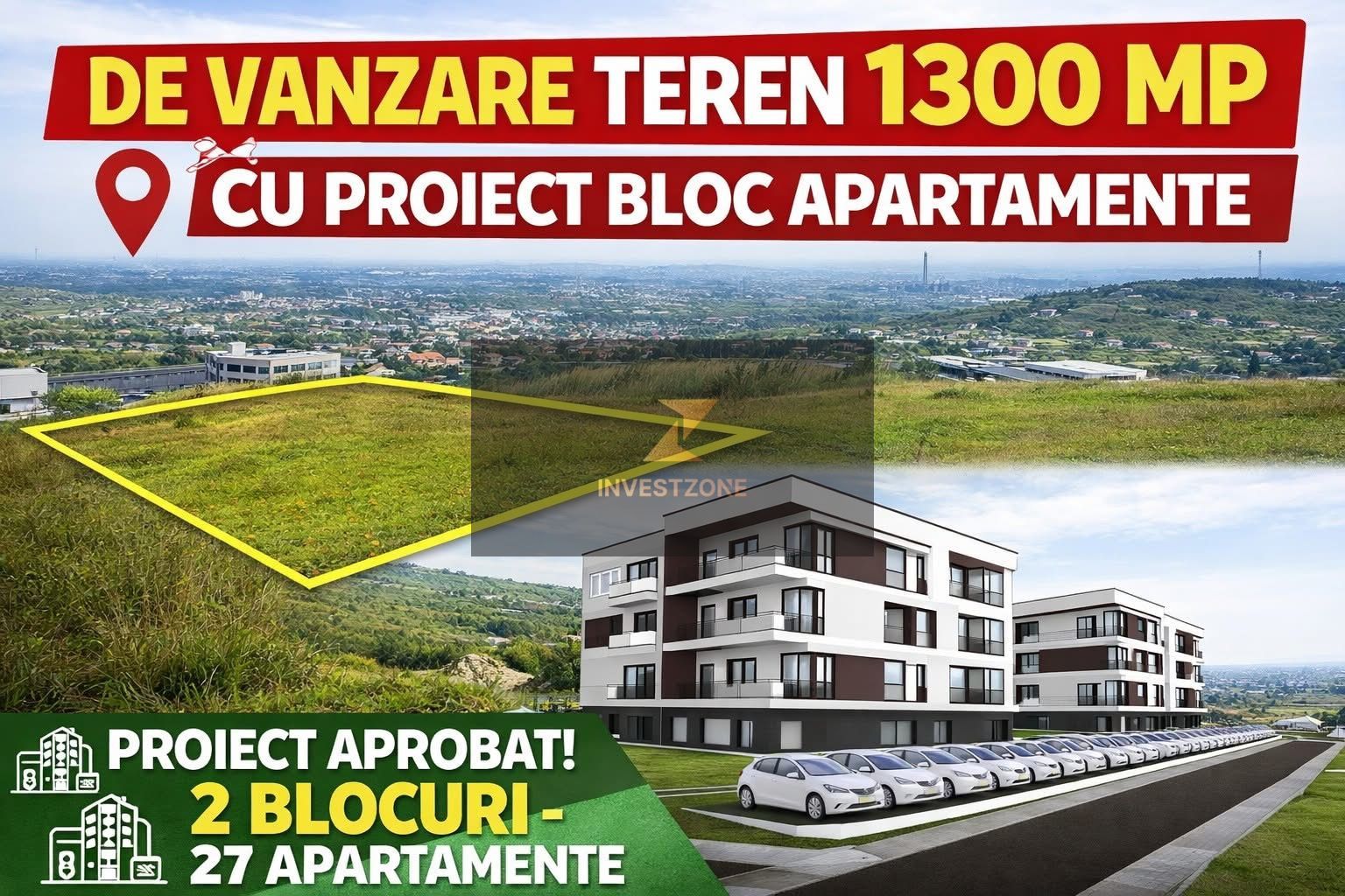Teren cu proiect rezidențial Oradea - Poză 1