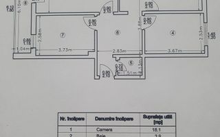 Apartament 3 camere cu balcon, Mircea cel Bătrân, Iași - Poză 1