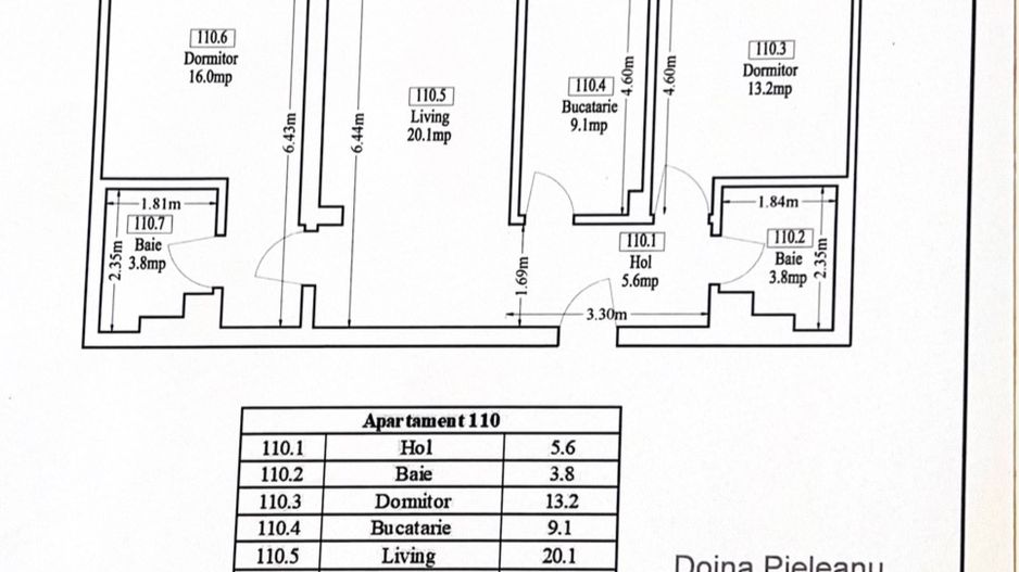Apartament cu 3 camere 2 băi - Lacul Morii. Vedere lac. - Poză 5