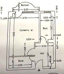 Vanzare Garsoniera 42 mp 3 Minute Mall Vitan Complet Renovata - Poză 8