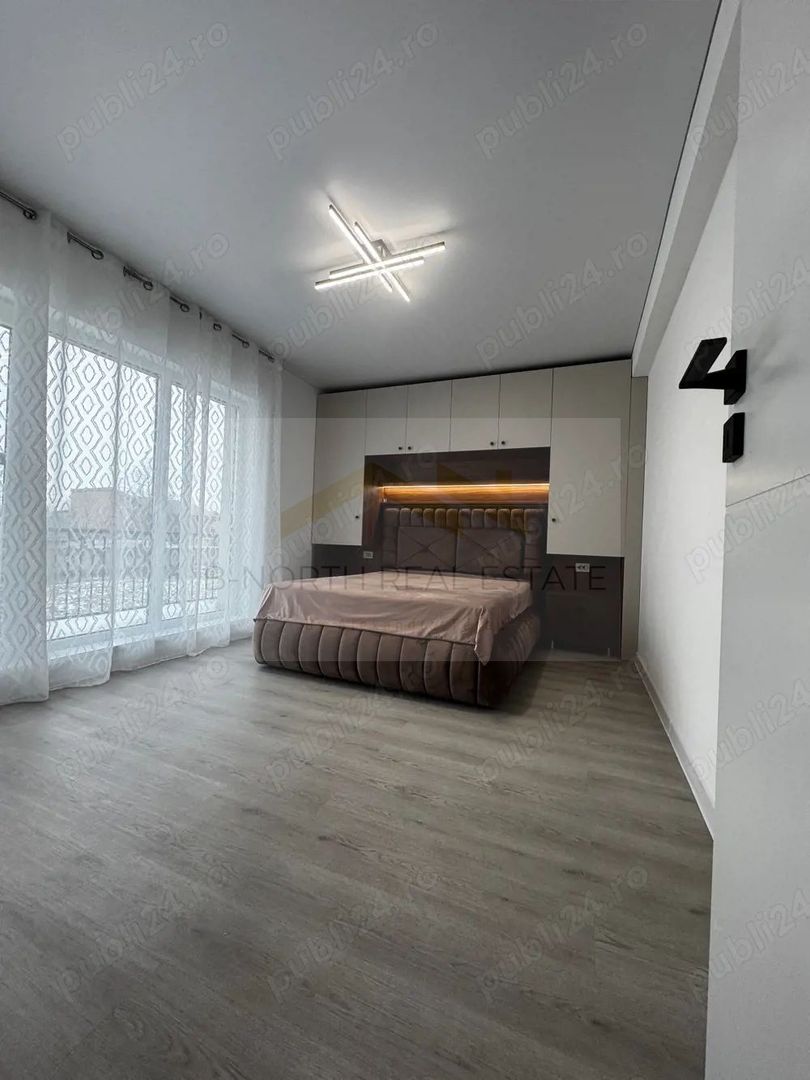 Vilă 4 camere de închiriat, 3 dormitoare cu băi proprii, complex rezidențial înc - Poză 8