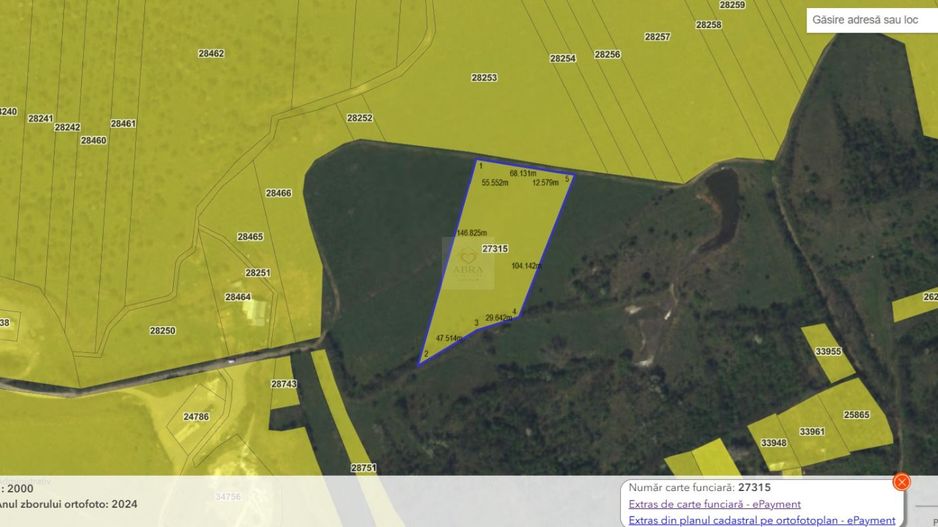 Teren intravilan investitie - Schiță 1