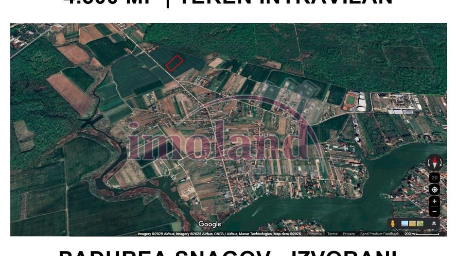 Teren intravilan - 4500 mp - Izvorani - Padurea Snagov - Poză 1