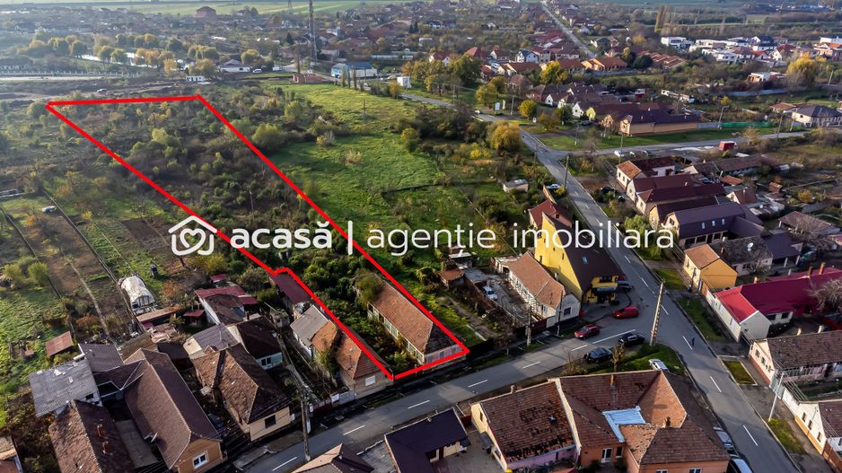 Teren 3062 mp construcție case - Aradul Nou - Poză 1