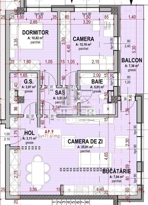 Apartament cu 3 camere/finisaje si parcare subt.incl./Somesului. - Poză 4