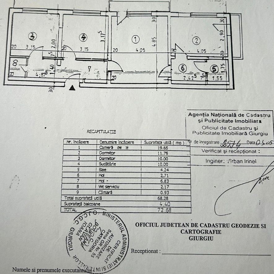 Apartament 3 camere de vânzare – Tineretului, zona Biserică - Poză 9
