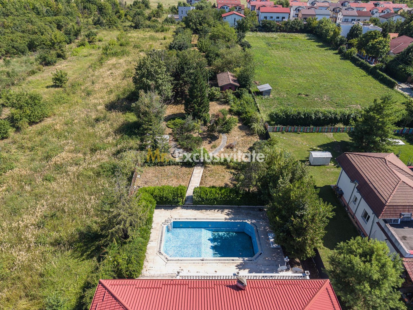 Domeniu privat 5.000 mp, cu reședință de 625 mp și piscină, Corbeanca - Poză 46