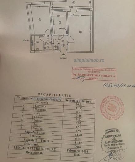 Metrou Dristor decomandat 2 camere renovat mobilat Parklake - Schiță 15