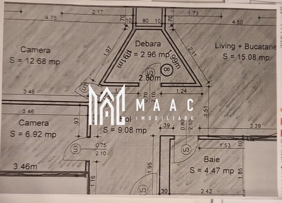 Apartament 2 camere I Etaj 2 I 51 mpu I Investitie I Piata Cluj - Poză 8