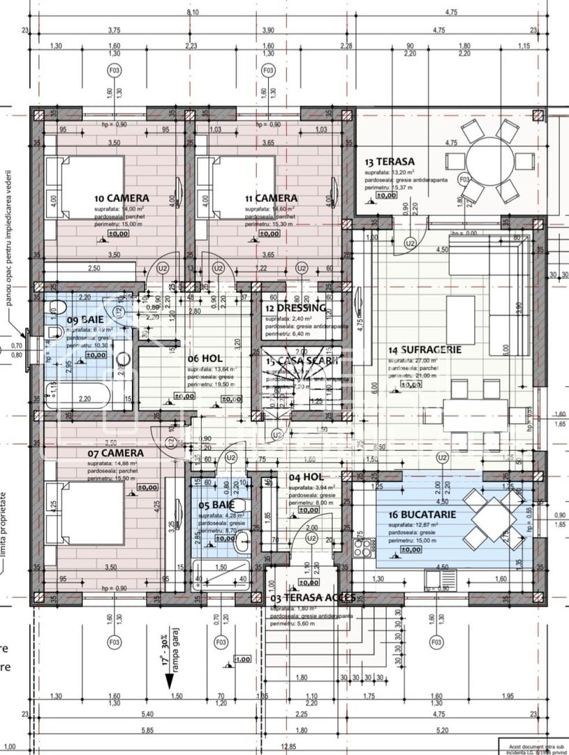 Casa pe un singur Nivel cu 450 mp de teren, in Selimbar - Schiță 15