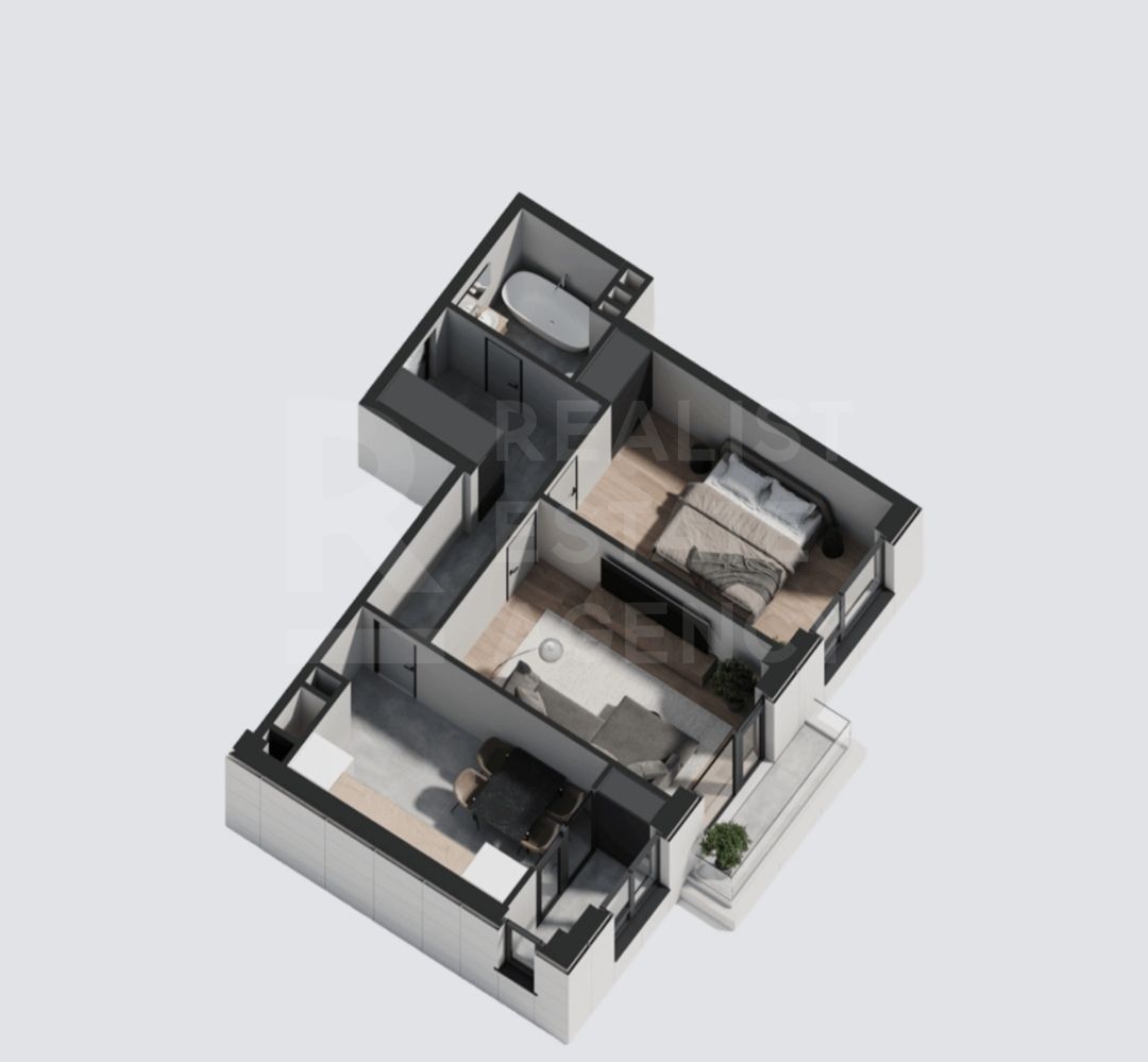 Vânzare,apartament, 1 cameră + living, str. Ialoveni, Telecentru - Poză 2