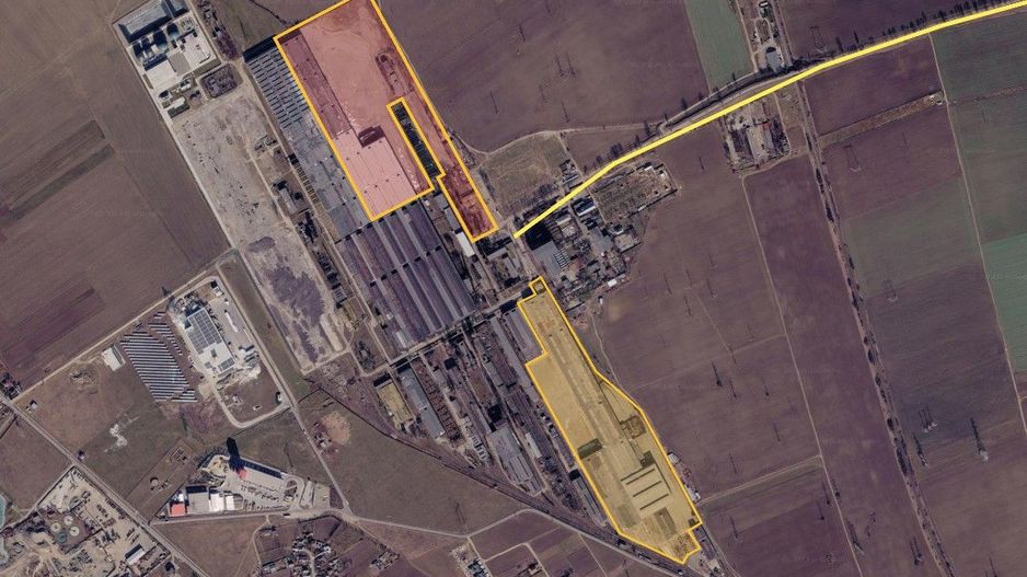 Hală Industrială 16.697 mp, intravilan, H 16 m, Cale Ferată, langa A7 - Poză 2