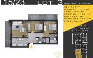 Apartament 3 camere Suprafata Generoasa Metrou Nicolae Teclu - Poză 2