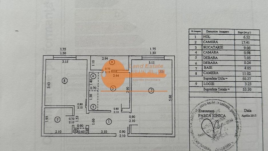 Apartament cu 2 camere la 4 minute de Metrou Crangasi (Bloc Reabilitat-Centrala) - Poză 17