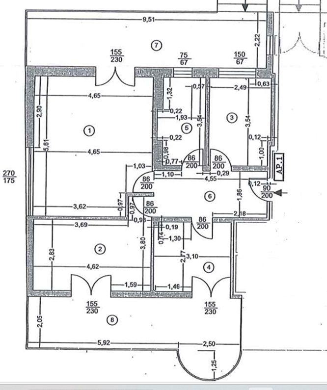 3cam cu grădină proprie peste 100mp la 3min de metrou D. Leonida - Poză 3