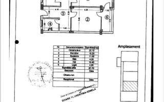 Apartament 2 camere de vanzare | mobilat & utilat, Popești-Leordeni - Schiță 8