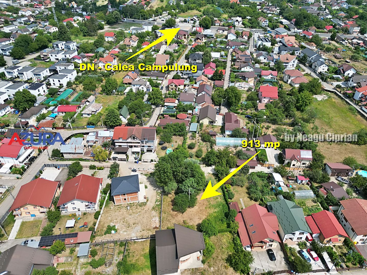 Teren intravilan 913 mp, zona Cristal – Pitesti | Deschidere 26m - Poză 4