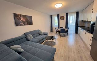 Apartament 2 camere, mobilat, utilat, et.1, pompe de căldură, parcare