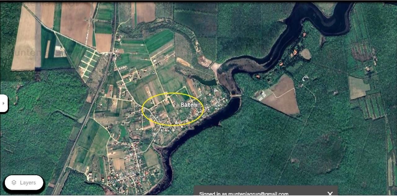 Sat Balteni, 1.573 mp. teren intravilan, in apropiere de padure si lac - Poză 2