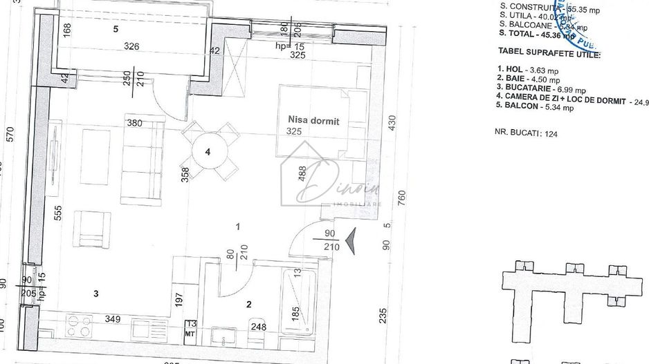 COMISION 0% I Garsoniera Obor High Garden East I 45 mp parcare inclusa - Poză 2