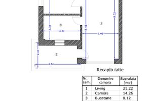 NEW! 2 Camere,  Panoramic View, City Point Faza 2, Aviatiei - Poză 7