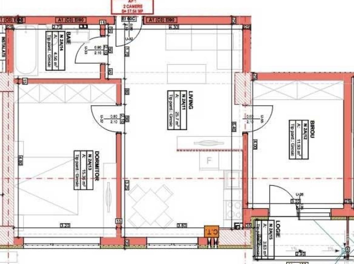 Apartament+loc parcare sunbteran - Poză 1