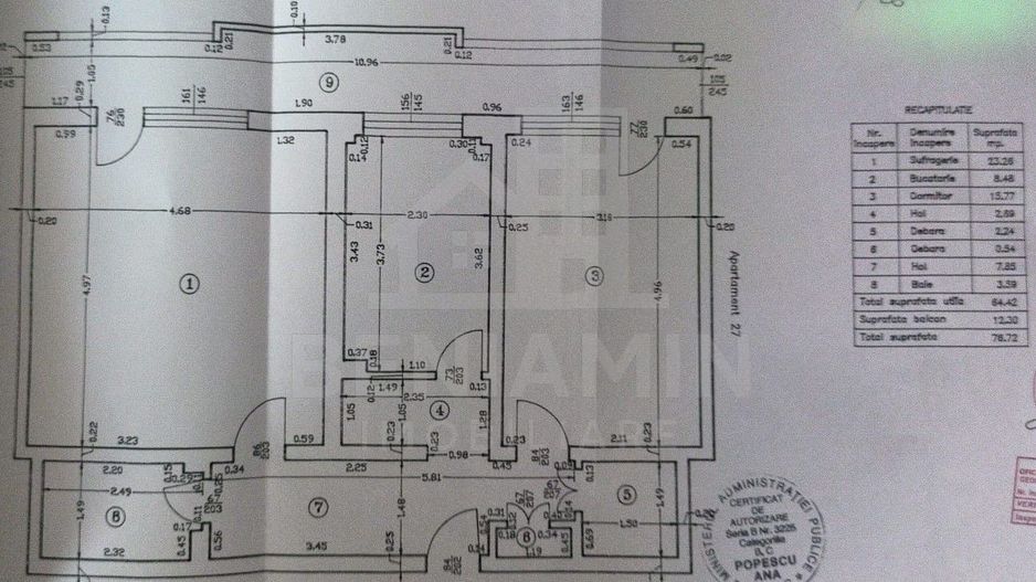 2 camere decomandat- etaj 2- 77mp- ultracentral - Ramada - Poză 10