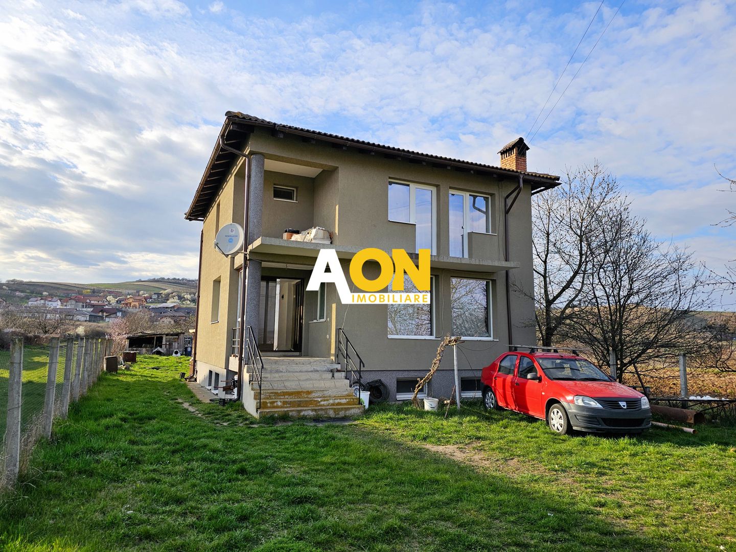 Casa semifinisata, 4 camere, 1755 mp teren, la asfalt, zona Paclisa - Poză 1