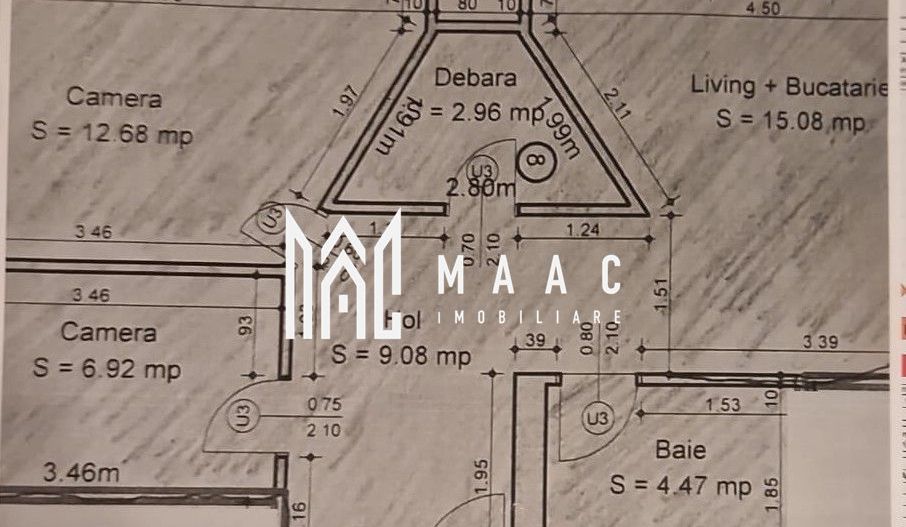 Apartament 2 camere I Etaj 2 I 51 mpu I Investitie I Piata Cluj - Poză 8