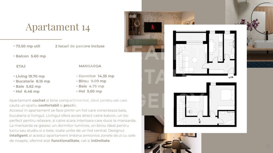 Vânzare, apartament, 3 camere, Giroc, Timiș - Schiță 2