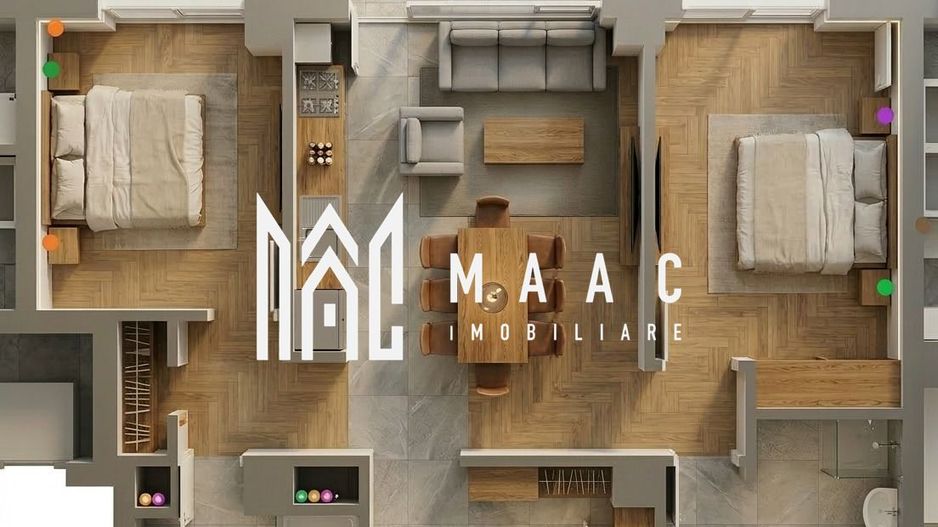 Apartament 3 camere | 72.35 MPU  | Balcon | Veterani - Poză 1