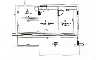 Apartament cu 2 camere/terasa 23.6 mp/zona strazii Eroilor. - Poză 2