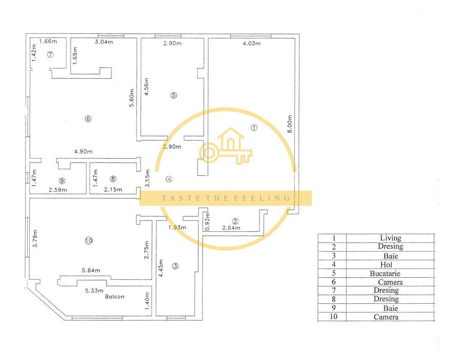 Apartament 3 Camere /Penthouse /130mp/2bai zona Rond Vechi!+ 1 Loc de parcare! - Poză 7