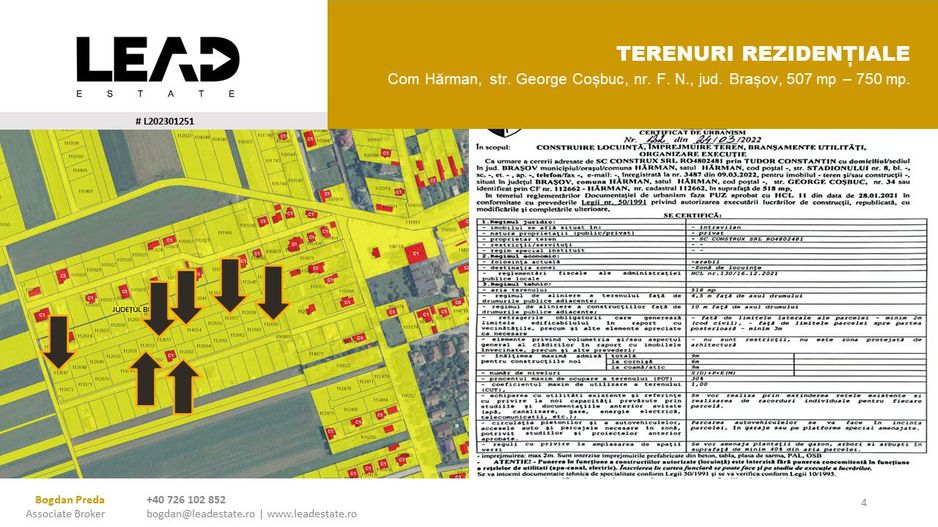OPORTUNITATE INVESTIȚIE - EXCELENT DEZVOLTARE REZIDENȚIALĂ - Poză 4