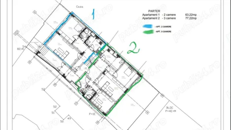 AP. 2 CAMERE MOSILOR, CURTE 23 MP, PET-FRIENDLY, CENTRALA, METROU - Schiță 10