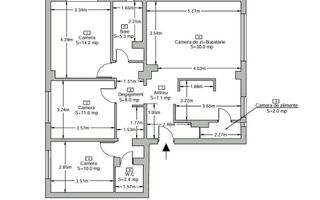 Apartament de vanzare | 4 camere - Poză 12