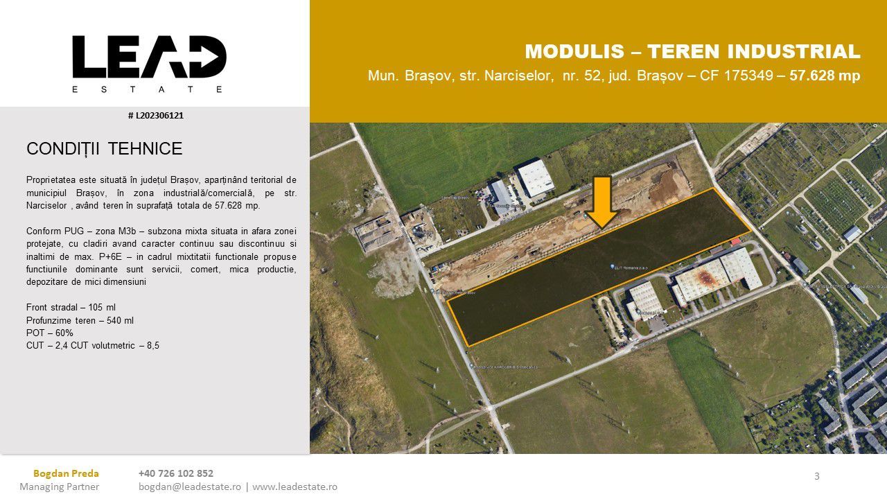 OPORTUNITATE INVESTIȚIE ZONA INDUSTRIALĂ/POTENȚIAL PARC INDUSTRIAL - Poză 5