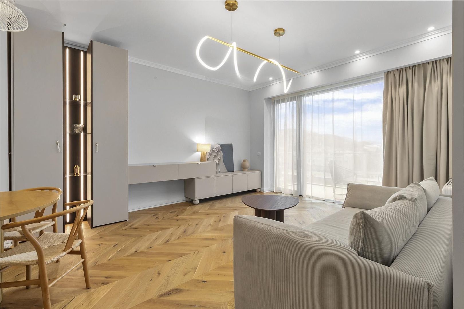 Apartament exclusivist cu 2 camere de închiriat în ONE66 design contemporan - Poză 2