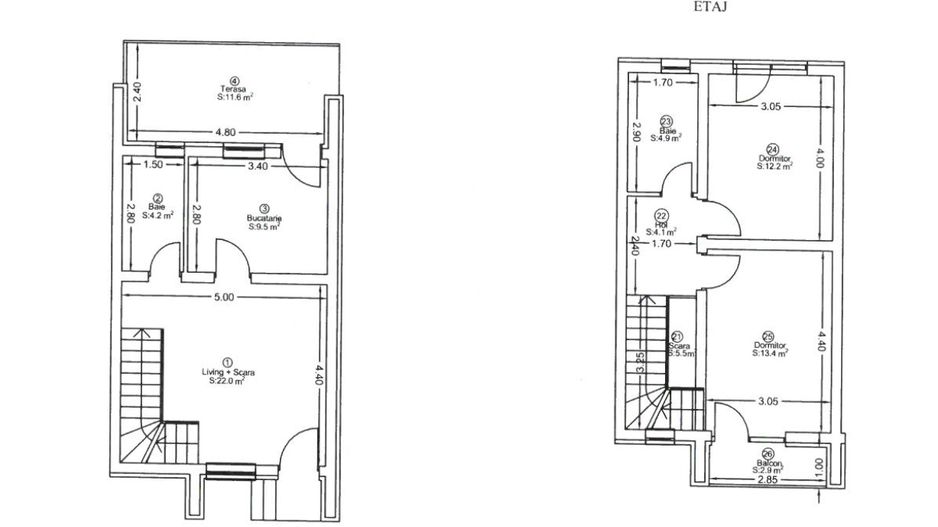 Calea Urseni – Giroc | Casă insiruita P+1 | Mobilată complet | 2 parcări - Poză 17