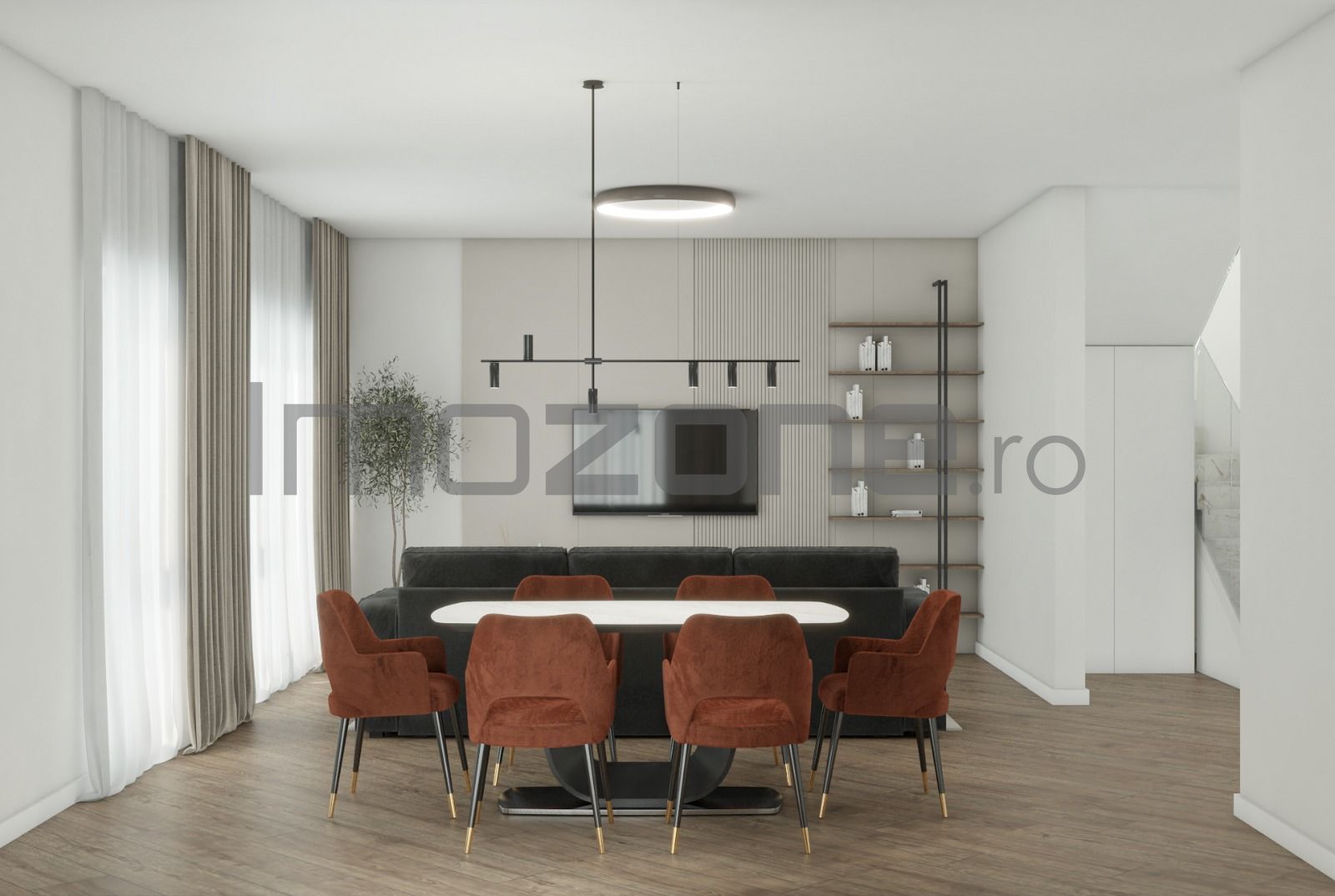 Otopeni - zona Ferme, vila P+1, 4 camere,  3 dormitoare, 3 bai, finisata la alb - Poză 6