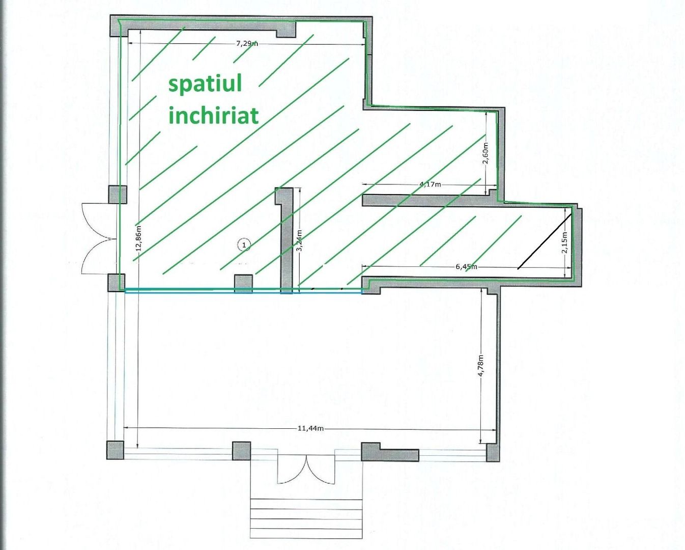 Spatiu comercial de inchiriat - Poză 1