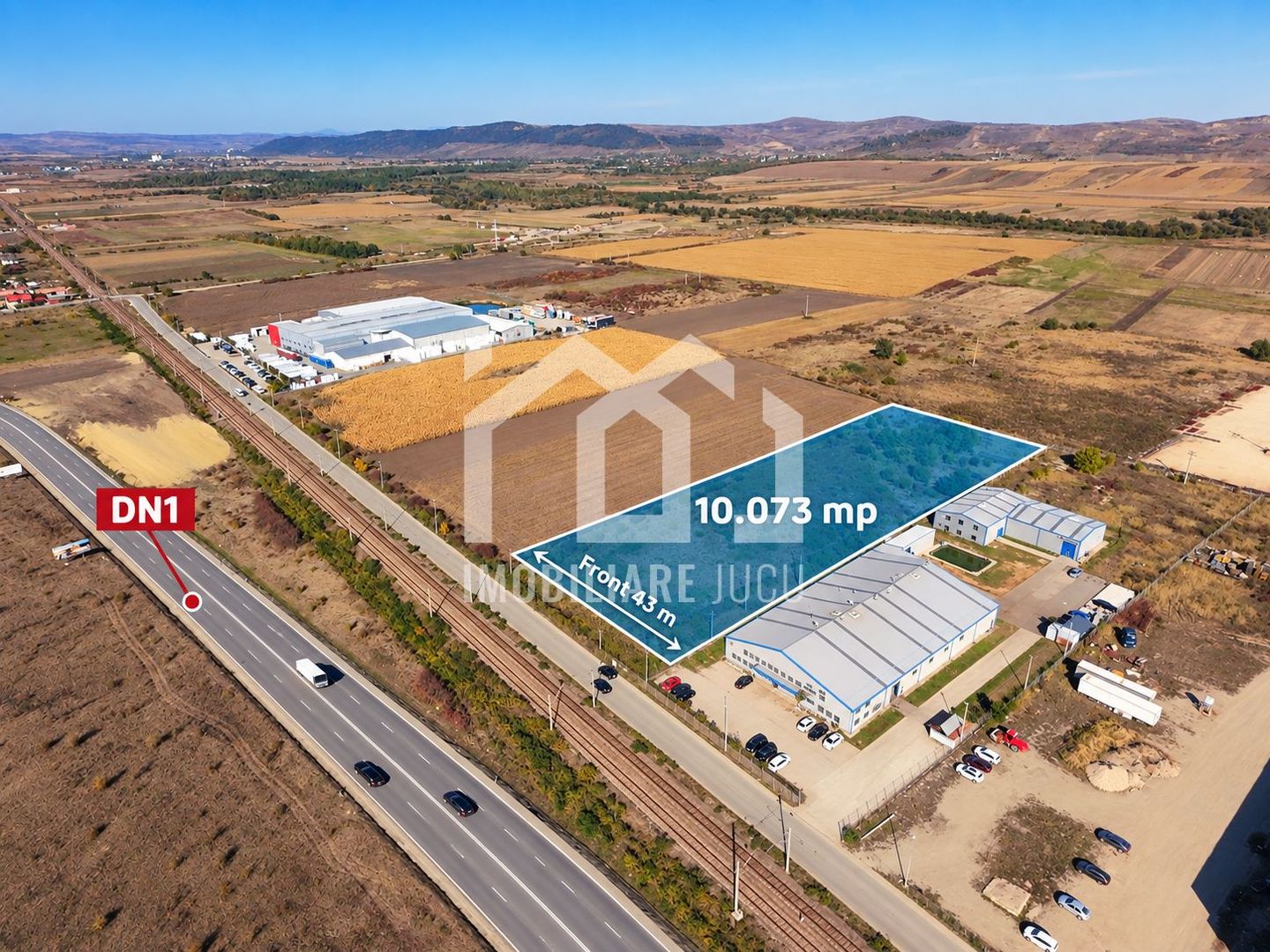 10.073 mp Industrial | Construibil | Acces Rapid DN1 – Răscruci - Poză 1