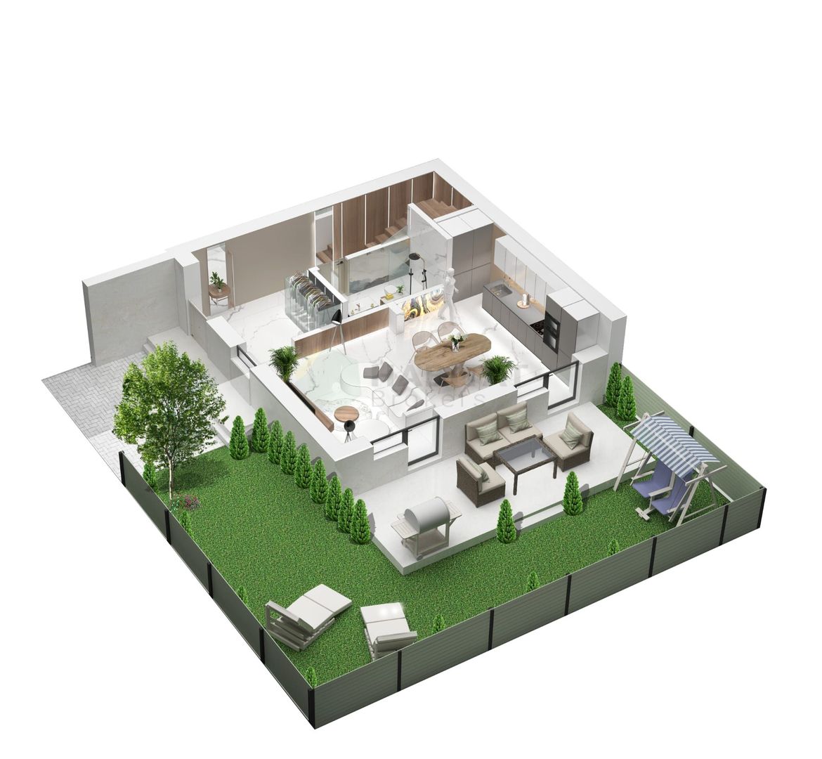 Vila urbana finalizata - te poti muta imediat. Comision 0 - Poză 13