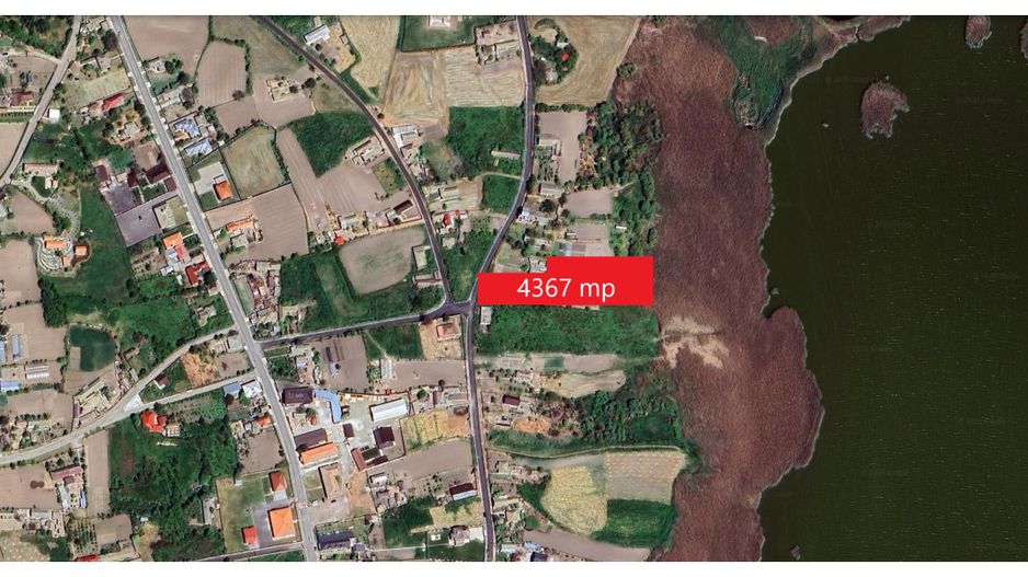 Teren intravilan 4367 mp – Salcioara – deschidere la lac - Poză 3